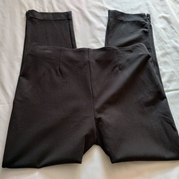 CHICO's Black PONTE Knit LEGGING Sz 0 Ankle - Picture 3 of 6